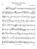 Weait, Christopher % Tributaries (score & parts) - OB/CL/BSN