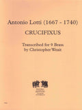 Lotti, Antonio % Crucifixus (score & parts) - BRASS CHOIR