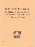 Beethoven, Ludwig van % Bagatelle, op. 126, #1 (score & parts) - WW5