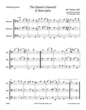 Tollett, Thomas % The Queen's Farewell (score & parts) - 3BSN