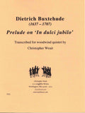 Buxtehude, Dietrich % Prelude: In dulci jubilo (score & parts) - WW5