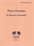 Weait, Christopher % Three Chorales (performance scores) - 4BSN/CBSN