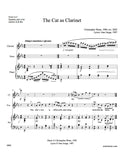 Weait, Christopher % The Cat as Clarinet (score & parts) - CL/VOICE/PN