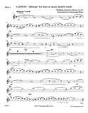 Mozart, Wolfgang Amadeus % Canon: Alleluia, K553 (score & parts) - DR CHOIR
