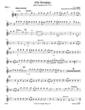 Handel, Georg Friedrich % Alla Hornpipe (score & parts) - 2OB/EH/BSN
