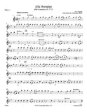 Handel, Georg Friedrich % Alla Hornpipe (score & parts) - 2OB/2BSN