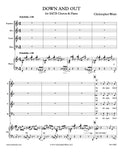 Weait, Christopher % Down & Out: Cliches for Chorus (performance score) - CHOIR/PN