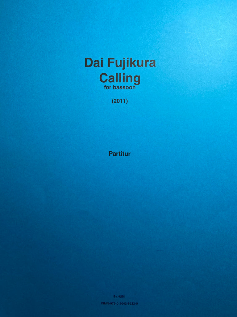 Fujikura, Dai % Calling (2011) - SOLO BSN