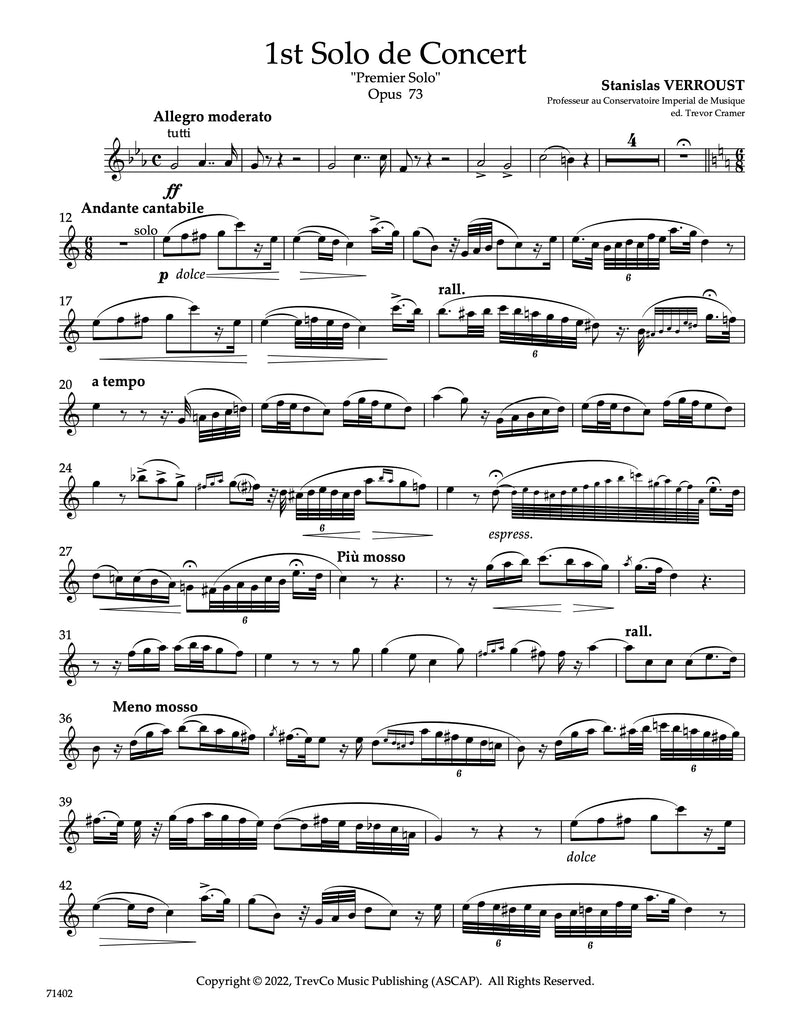 12 Solos de Concert: Complete solo oboe parts - - Trevco Music