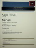 Franck, Cesar % Sonata (solo part only)(Koch) - BSN/PN
