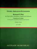 Schneider, Georg Abraham % Concerto in F, op. 87 for oboe & orchestra (SCORE) - OB/ORCH