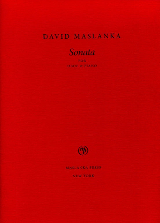 Maslanka, David % Sonata - OB/PN