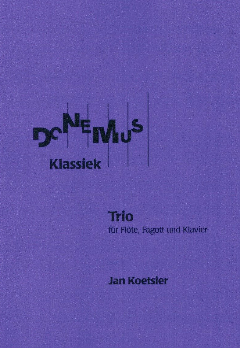 Trio, op. 81 - FL/BSN/PN - Trevco Music