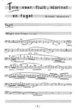 Maessen, Antoon % Trio (score & parts) - FL/CL/BSN