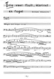 Maessen, Antoon % Trio (Score & Parts)-FL/CL/BSN