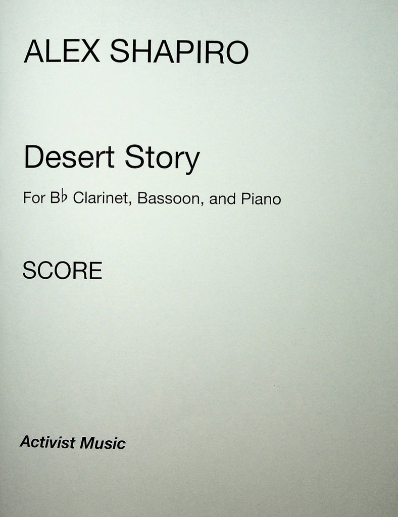 Shapiro, Alex % Desert Story - CL/BSN/PN