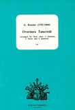 Rossini, Gioachino % Overture to "Tancredi" (Score & Parts)-FL/OB/2CL/2HN/2BSN