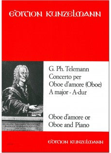 Telemann, Georg Philipp % Concerto in A Major, TWV51:A2 - OB D'AMORE/PN or OB/PN