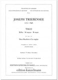 Triebensee, Joseph % Trio in Bb Major (parts only) - 2OB/EH