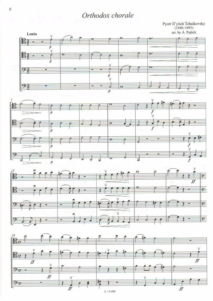Chamber Music, V8 (score & parts) - 4CEL (4BSN) - Trevco Music