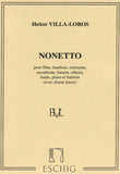 Villa-Lobos, Heitor % Nonetto (Instrumental Parts Only)-FL/OB/CL/ASAX/BSN/CELESTA/HARP/PN/PERC/SATB CHOIR