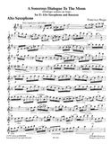 Braga, Francisco % A Sonorous Dialogue to the Moon (score & parts) - BSN/ASAX