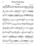 Saenz, Pedro % Divertimento (score & parts) - OB/CL