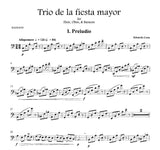 Grau, Eduardo % Trio de la Fiesta Mayor (score & parts) - FL/OB/BSN or FL/CL/BSN