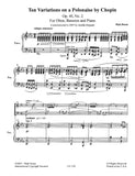 Doran, Matt % Ten Variations on a Polonaise by Chopin - OB/BSN/PN