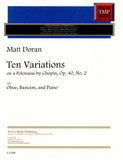 Doran, Matt % Ten Variations on a Polonaise by Chopin-OB/BSN/PN