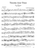 Kummer, Gotthelf Heinrich % 24 Trios, op. 11 & op. 13 (parts only) - 3BSN