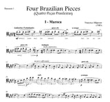 Mignone, Francisco % Four Brazilian Pieces (score & parts) - 4BSN