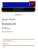 Vecchi, Orazio % Fantasia a 4 (Score & Parts)-4BSN