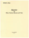 Doran, Matt % Quartet (Score & Parts)-OB/CL/BSN/VLA
