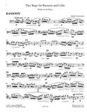Frackenpohl, Arthur % Two Rags (score & parts) - BSN/CELLO