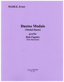 Mahle, Ernst % Modal Duets (Duetos Modias)(performance score) - 2BSN