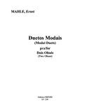 Mahle, Ernst % Modal Duets/Duetos Modais - 2OB
