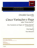 Lacerda, Osvaldo % Cinco Variacoes e Fuga sobre "Dona Sancha" (score & parts) - 2BSN