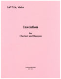 Savnik, Vinko % Invention (score & parts) - CL/BSN