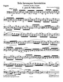 Fernandez, Oscar Lorenzo % Tres Invencoes Seresteiras (score & parts) - CL/BSN