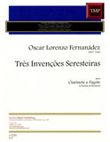 Fernandez, Oscar Lorenzo % Tres Invencoes Seresteiras (score & parts) - CL/BSN