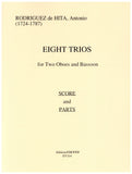 Hita, Rodriguez de % Eight Trios (score & parts) - 2OB/BSN