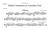 Frackenpohl, Arthur % Stylistic Variations on a Familiar Tune - FL/BSN/PN