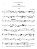 Frackenpohl, Arthur % Trio (score & parts) - OB/HN/BSN