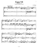 Bach, J.S. % Four Fugues (score & parts) - OB/CL/BSN