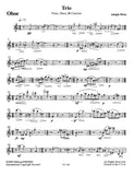 Weiss, Adolph % Trio (score & parts) - FL/OB/CL