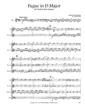 Buxtehude, Dieterich % Fugue in D Major (score & parts) - 2OB/EH/BSN