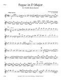 Buxtehude, Dieterich % Fugue in D Major (score & parts) - 2OB/EH/BSN