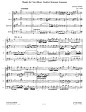 Dornel, Louis-Antoine % Sonata (score & parts) - 2OB/EH/BSN