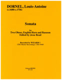 Dornel, Louis-Antoine % Sonata (score & parts) - 2OB/EH/BSN